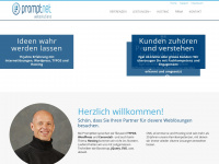 promptnet.ch Webseite Vorschau