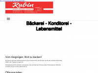 rubin-baeckerei.ch Webseite Vorschau