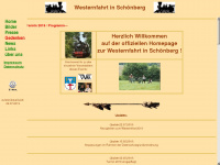 westernfahrt.de Webseite Vorschau