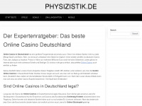 physizistik.de Webseite Vorschau