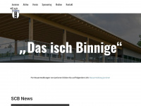 scbinningen.ch Webseite Vorschau
