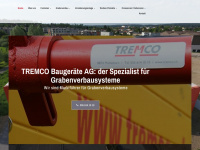 tremco.ch Webseite Vorschau