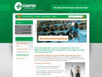 cortec.de Webseite Vorschau