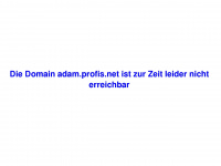 adam.profis.net Webseite Vorschau