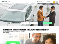 autohaus-heider.skoda-auto.de Webseite Vorschau