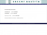 socceraustria.com Webseite Vorschau
