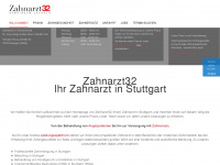 zahnarzt32.de Webseite Vorschau