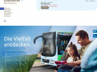 stadtwerke.herrenberg.de Webseite Vorschau