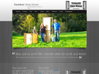 tischlereiduenser.at Webseite Vorschau