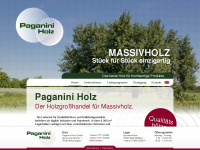 paganini-holz.de Webseite Vorschau