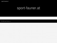 sport-fauner.at Webseite Vorschau
