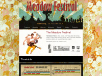 meadowfestival.de Webseite Vorschau