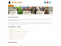 aktion-holz.de Webseite Vorschau