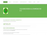 fischereiverein-altenmuenster.de Webseite Vorschau