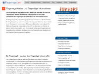fingernagel.net Webseite Vorschau