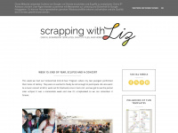 scrappingwithliz.com Webseite Vorschau