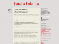 kaschakolumna.wordpress.com Webseite Vorschau