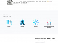 henry-christ.com Webseite Vorschau