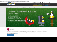 chemnitzer.linux-tage.de Webseite Vorschau