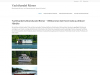 yachthandel-roemer.de Webseite Vorschau