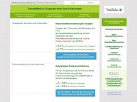 reisegruppen-versicherung.eu Webseite Vorschau
