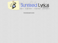 sunrised-lyrics.de Webseite Vorschau