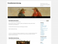 kunstkonservierung.wordpress.com Webseite Vorschau
