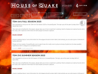 houseofquake.com Webseite Vorschau