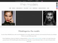 the-models.de Webseite Vorschau