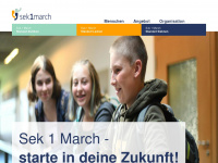 sek1march.ch Webseite Vorschau