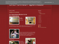 papiertheater.blogspot.com Webseite Vorschau