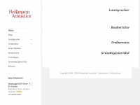 heissmann-acoustics.de Webseite Vorschau