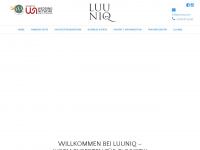 luuniq.com Webseite Vorschau