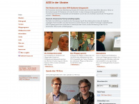 aids-ukraine.org Webseite Vorschau