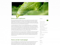 stevia-pflanze.info Webseite Vorschau