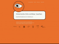 historische-orte.info Webseite Vorschau
