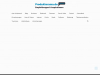 produktorama.de Webseite Vorschau
