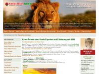 kenia-safari-reisen.de Webseite Vorschau