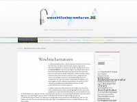 waschtischarmaturen.de Webseite Vorschau