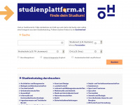 studienplattform.at Webseite Vorschau
