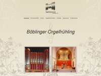 boeblinger-orgelfruehling.de Webseite Vorschau