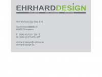 ehrhard-design.de Webseite Vorschau