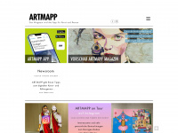 artmapp.net Webseite Vorschau