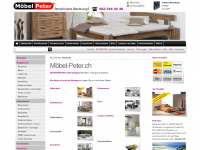 moebel-peter.ch Webseite Vorschau
