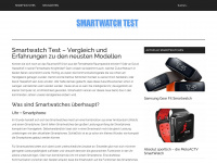 smartwatchtest.de Webseite Vorschau