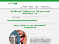 gelorevoice.at Webseite Vorschau