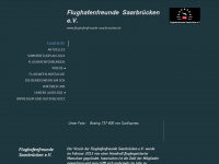 flughafenfreunde-saarbruecken.de Webseite Vorschau