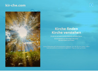 kir-che.com Webseite Vorschau
