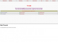tv-dx.de Webseite Vorschau