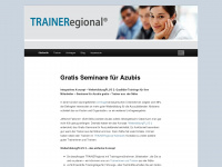trainerregional.wordpress.com Webseite Vorschau